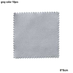 10-50pcs Silver Polishing Cloths Jewelry Cleaning Cloth Soft Clean Wipes Non Toxic Tarnish Remover for Jewelry Coins Watcch