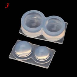 UV Resin Geometric Molds Hollow Quicksand Mold with Square Round Ellipse Mold for UV Resin Crafts DIY Jewelry Tool