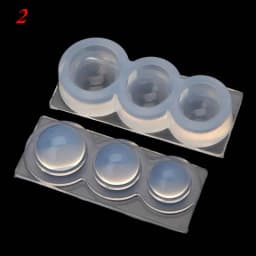 UV Resin Geometric Molds Hollow Quicksand Mold with Square Round Ellipse Mold for UV Resin Crafts DIY Jewelry Tool