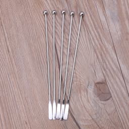 5Pcs 7.5" Stainless Steel Reusable Epoxy Resin Mixing Sticks Resin Tools Coffee Beverage Drink Stirring Stirrers Tools