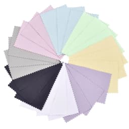 10pcs Polish Polishing Cloth Silver Color Cleaning Polishing Cloth Soft Clean Wipe Wiping Cloth For Silver Gold Jewelry Tools