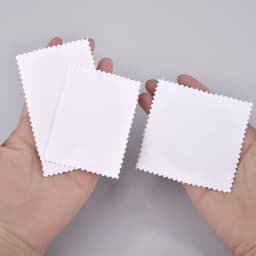 10pcs Polish Polishing Cloth Silver Color Cleaning Polishing Cloth Soft Clean Wipe Wiping Cloth For Silver Gold Jewelry Tools
