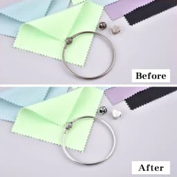 10pcs Polish Polishing Cloth Silver Color Cleaning Polishing Cloth Soft Clean Wipe Wiping Cloth For Silver Gold Jewelry Tools