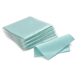 10*6.3cm/8*8cm/8*6cm 50pcs Silver Clean Polishing Cloth Soft Clean Wipe Wiping Cloth For Necklaces Rings Jewelry Clean Tool