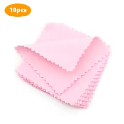 10pcs/100pcs Polish Polishing Cloth Cleaning Polishing Cloth Soft Clean Wipe Wiping Cloth For Silver Gold Jewelry Tool