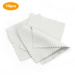 10pcs/100pcs Polish Polishing Cloth Cleaning Polishing Cloth Soft Clean Wipe Wiping Cloth For Silver Gold Jewelry Tool