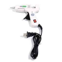 SAUVOO 20W White Hot Melt Glue Gun Household Industrial Mini Guns Electric Heat Temperature Repair Tool With 7mm Glue Sticks