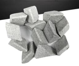 Jewelry Polishing Material Ceramic Stone Polishing Tumbling Media Vibration Tumbler Machine Use Corundum Triangle Abrasive