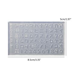 Chinese Character Japanese Alphabet Silicone Mold Love Heart English Letter Resin Quicksand Shaker Mold Jewelry Pendant Making