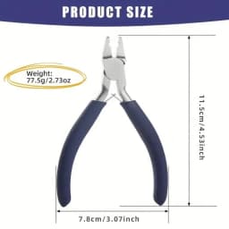 XXFD Practical Jewelry Crimping Pliers Convenient Jewelry Pliers Wire Shaping Pliers for Professional Jewelry Designers
