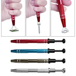 1 Pc 4 Claws Tweezer Jewelry Holder Gems Parts Screws Pick-up Tools Grabber Catcher Jewelry Clip 4 Prongs Tweezer