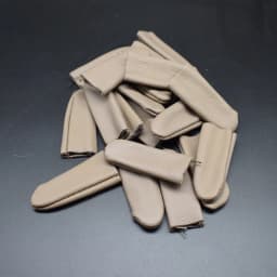 10pcs Leather Finger Cots Cover Protection For Jewelry Making DIY Craft Tool