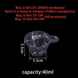20-150Pcs 40ML Plastic Disposable Cups Dispenser Silicone Resin Mold Kit for DIY UV Epoxy Resin Jewelry Making Tools Accessories