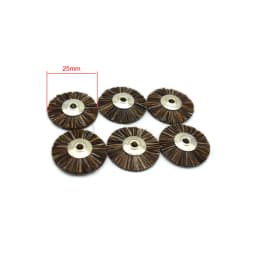 50PCS 19/22/25MM Jewelry Polishing Wheel 2.35MM Shank Metal Polishing Brush Dremel Accessories Rotary Tools Polishing Pads