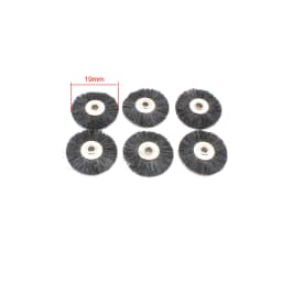 50PCS 19/22/25MM Jewelry Polishing Wheel 2.35MM Shank Metal Polishing Brush Dremel Accessories Rotary Tools Polishing Pads