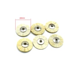 50PCS 19/22/25MM Jewelry Polishing Wheel 2.35MM Shank Metal Polishing Brush Dremel Accessories Rotary Tools Polishing Pads
