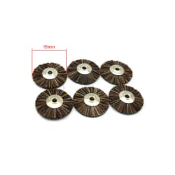 50PCS 19/22/25MM Jewelry Polishing Wheel 2.35MM Shank Metal Polishing Brush Dremel Accessories Rotary Tools Polishing Pads