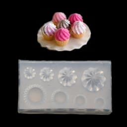 3D Small Glass Bottle Resin Mold Drink Bottle Jar Goblet Cup Simulated Food Mini Cake Cup Silicone Resin Mold Craft Tool