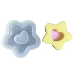 DIY Pedometer Ornament Quicksand Silicone Epoxy Mold DIY Keychain Pendant Jewelry Crafting Mould for Valentines Gift