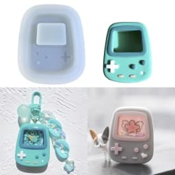 DIY Pedometer Ornament Quicksand Silicone Epoxy Mold DIY Keychain Pendant Jewelry Crafting Mould for Valentines Gift