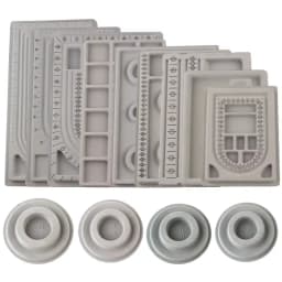 1PC Grey Flocked Bead Board Bracelet Necklace Beading Organizer Tray Beading Accessories Measuring Tool For Jewelry Making