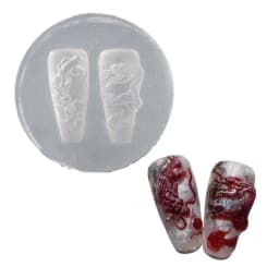 NEW Silicone Nail Art Handcrafts Moulds DIY Nail Tools Dragon/Snake Nail Carving Molds Silicone Material for Nail Decoration