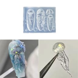 NEW Silicone Nail Art Handcrafts Moulds DIY Nail Tools Dragon/Snake Nail Carving Molds Silicone Material for Nail Decoration