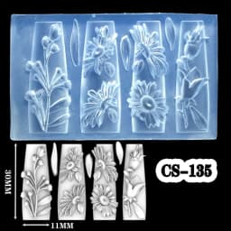 NEW Silicone Nail Art Handcrafts Moulds DIY Nail Tools Dragon/Snake Nail Carving Molds Silicone Material for Nail Decoration