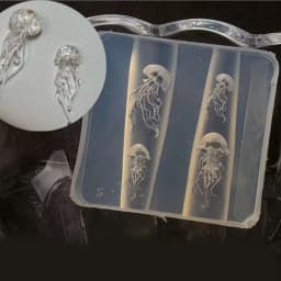 NEW Silicone Nail Art Handcrafts Moulds DIY Nail Tools Dragon/Snake Nail Carving Molds Silicone Material for Nail Decoration