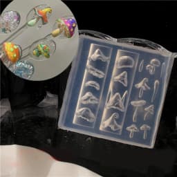 NEW Silicone Nail Art Handcrafts Moulds DIY Nail Tools Dragon/Snake Nail Carving Molds Silicone Material for Nail Decoration
