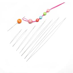 Manganese Steel Open Beading Needles for Handmade Jewelry Making Bead Stringing Accessories