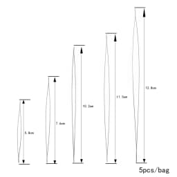 Manganese Steel Open Beading Needles for Handmade Jewelry Making Bead Stringing Accessories