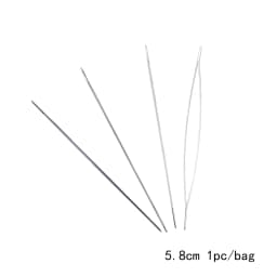 Manganese Steel Open Beading Needles for Handmade Jewelry Making Bead Stringing Accessories