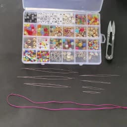 Manganese Steel Open Beading Needles for Handmade Jewelry Making Bead Stringing Accessories
