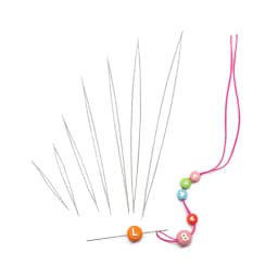 Manganese Steel Open Beading Needles for Handmade Jewelry Making Bead Stringing Accessories