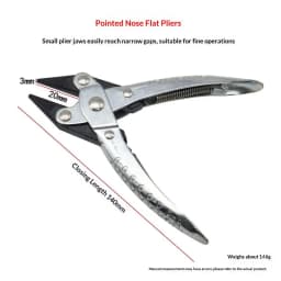 Ultimate Precision Pliers for Jewelry Enthusiasts Perfect Fit for Wire Wrapping and Metalworking Activities