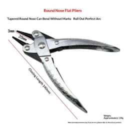 Ultimate Precision Pliers for Jewelry Enthusiasts Perfect Fit for Wire Wrapping and Metalworking Activities