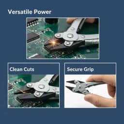 Ultimate Precision Pliers for Jewelry Enthusiasts Perfect Fit for Wire Wrapping and Metalworking Activities