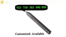 CSJA 925 750 585 999 990 Straight Shank Jewelry Mark Stamp Tool Imported Japan Steel Metal Punch Mold for Flat Surface E394