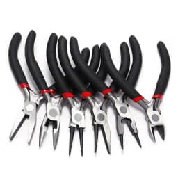 12 Kinds Jewelry Pliers Tools & Equipment Kit Long Needle Round Nose Cutting Wire Pliers For Jewelry Making Handmade Accessories