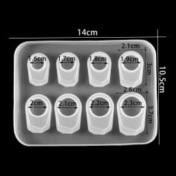 1pc Rings Resin Epoxy Molds Jewelry Silicone Mold Collection Handmade For DIY Crystal Silicone Jewelry Ring Mold Accessories