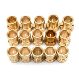 15PCS Ring Brass Collets Diameter 14.5 to 21.5mm Ring Setter Ball Clamp Accessories Tools for Jewelry