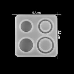 Earrings Pendants Silicone Molds UV Epoxy Resin Mold Cube Ball Beads Casting Mould for DIY Jewelry Making Necklace Bracelet Tool