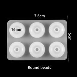 Earrings Pendants Silicone Molds UV Epoxy Resin Mold Cube Ball Beads Casting Mould for DIY Jewelry Making Necklace Bracelet Tool