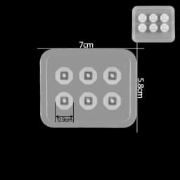 Earrings Pendants Silicone Molds UV Epoxy Resin Mold Cube Ball Beads Casting Mould for DIY Jewelry Making Necklace Bracelet Tool