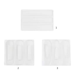 DIY Crafts Resin Silicone Epoxy Mold Hair Clip Barrette Mould Epoxy Resin Jewelry Casting