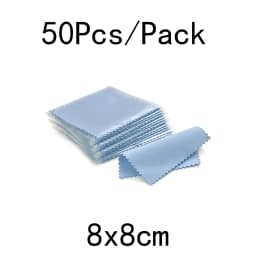 10-50pcs Polish Polishing Cloth Silver Color Cleaning Polishing Cloth Soft Clean Wipe Wiping Cloth For Silver Gold Jewelry Tool