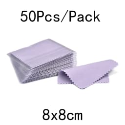 10-50pcs Polish Polishing Cloth Silver Color Cleaning Polishing Cloth Soft Clean Wipe Wiping Cloth For Silver Gold Jewelry Tool