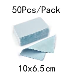 10-50pcs Polish Polishing Cloth Silver Color Cleaning Polishing Cloth Soft Clean Wipe Wiping Cloth For Silver Gold Jewelry Tool