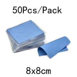 10-50pcs Polish Polishing Cloth Silver Color Cleaning Polishing Cloth Soft Clean Wipe Wiping Cloth For Silver Gold Jewelry Tool